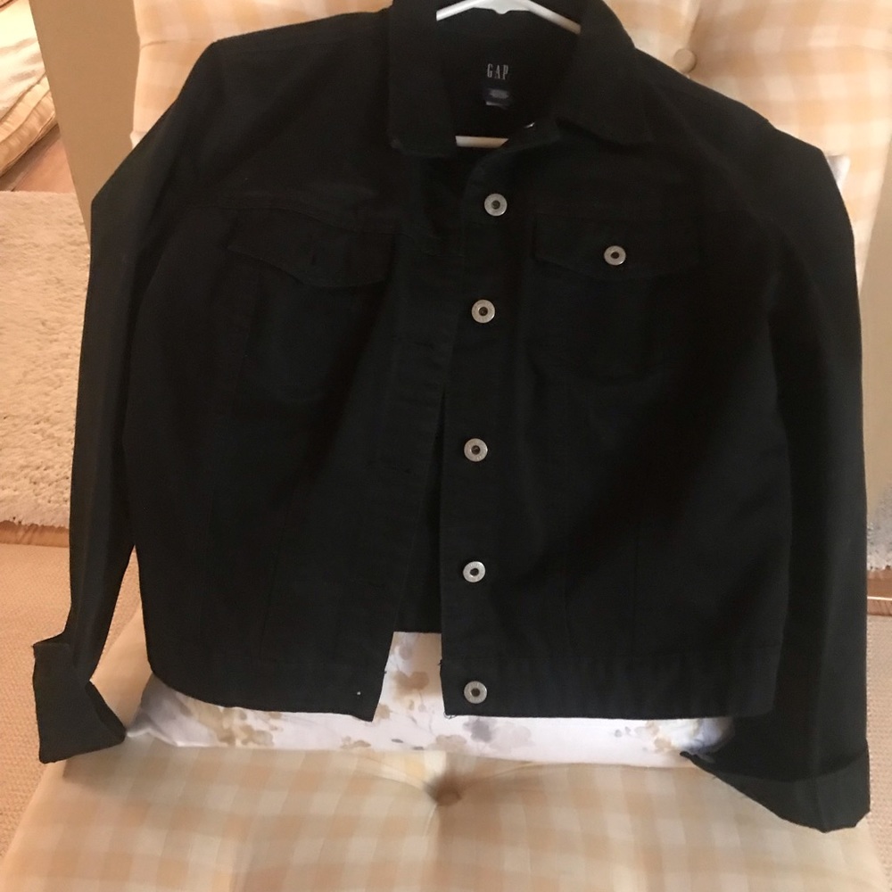 Gap black jeans jacket